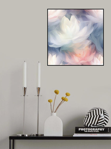 Transparent Floral 4 Poster och Canvastavla