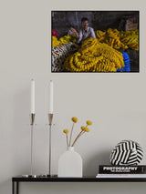 Mood at flower market Poster och Canvastavla
