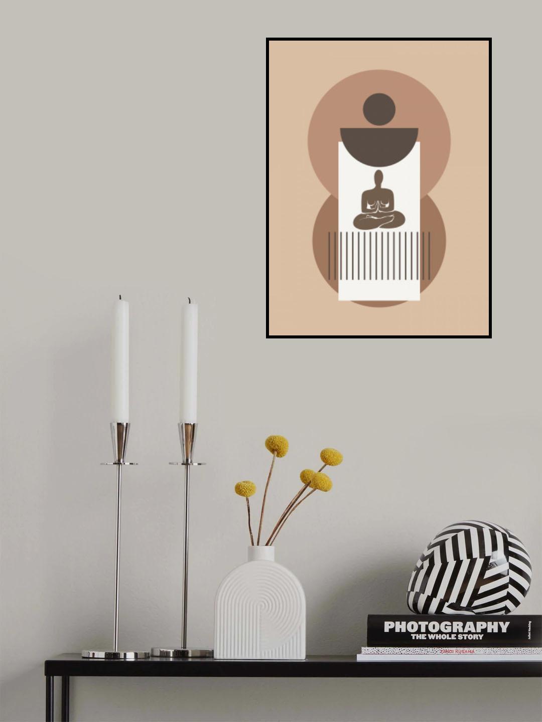 Mid Century Zen Poster och Canvastavla