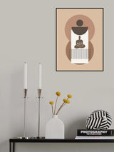 Mid Century Zen Poster och Canvastavla