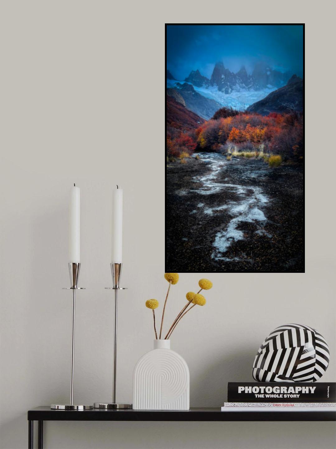 A dragon from the Fitz Roy Poster och Canvastavla