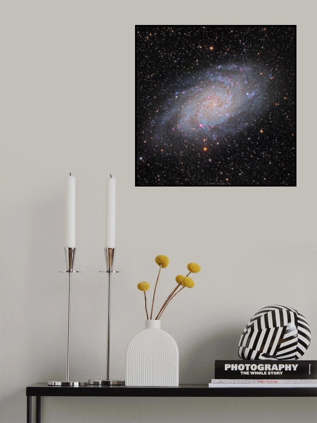 Triangulum Galaxy Poster och Canvastavla