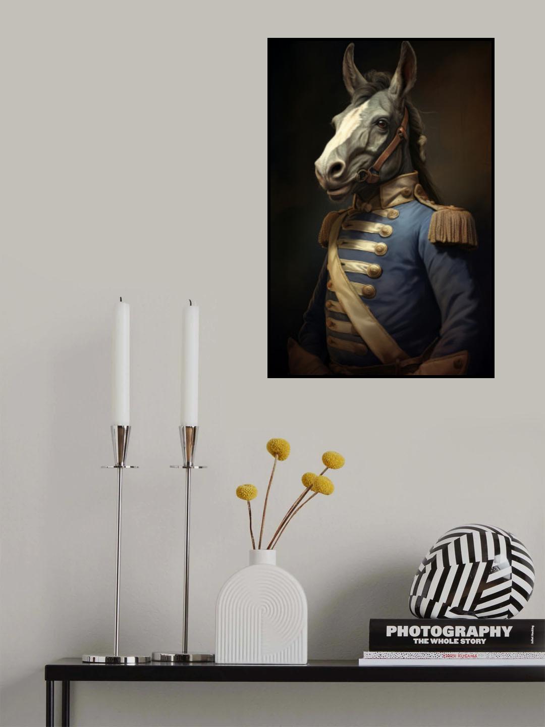 Donkey In Costume 1 Poster och Canvastavla
