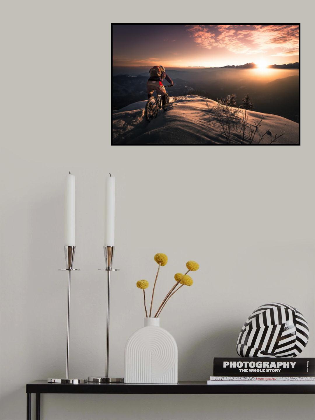 Winter shredding Poster och Canvastavla
