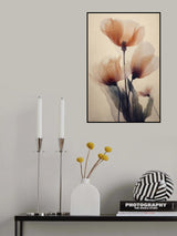 Parchment Flowers No 1 Poster och Canvastavla
