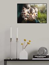 Three Surma,Ethiopia Poster och Canvastavla