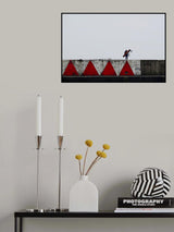 Red with red Poster och Canvastavla