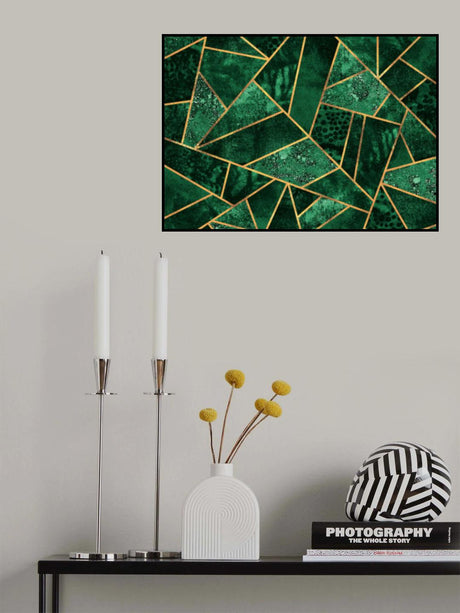 Deep Emerald Poster och Canvastavla