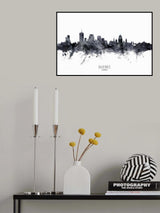 Quebec Canada Skyline Poster och Canvastavla