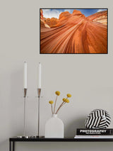 Striations - Coyote Buttes North Poster och Canvastavla