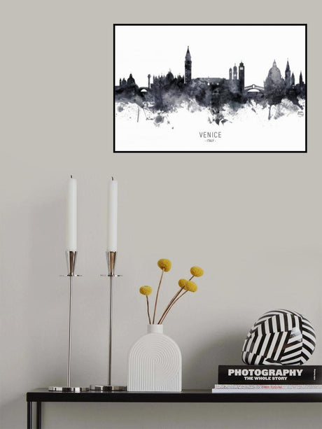 Venice Italy Skyline Poster och Canvastavla