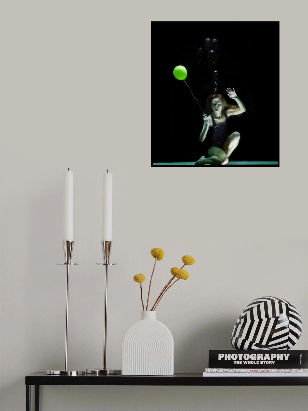 underwater artistic portrait shooting Poster och Canvastavla