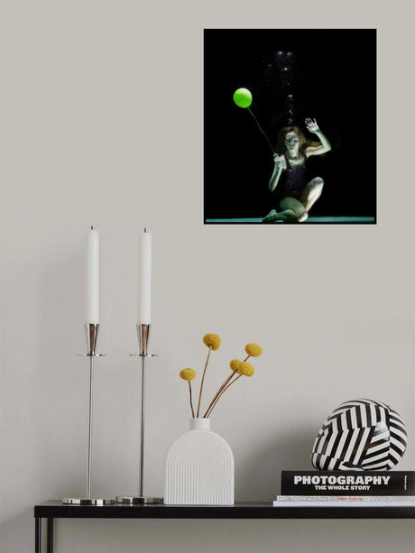 underwater artistic portrait shooting Poster och Canvastavla
