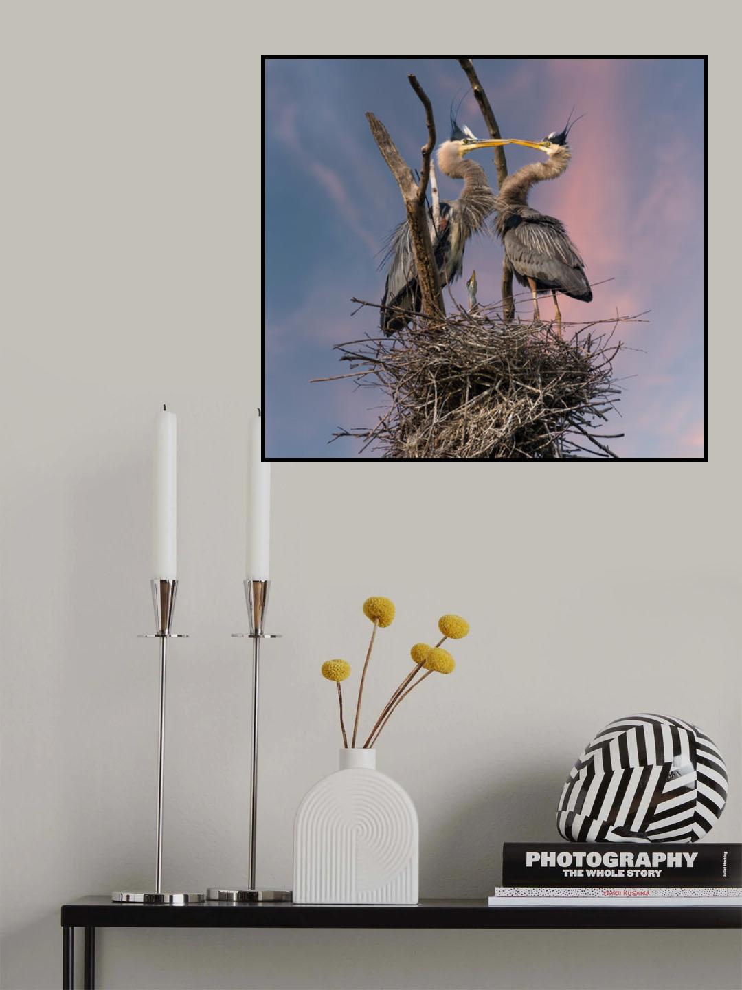 Happy Family Trio Poster och Canvastavla