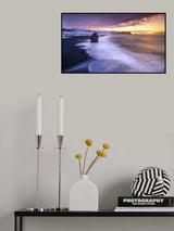 Sunrise at Vik Poster och Canvastavla