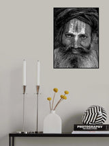 Portrait of Sadhu Poster och Canvastavla