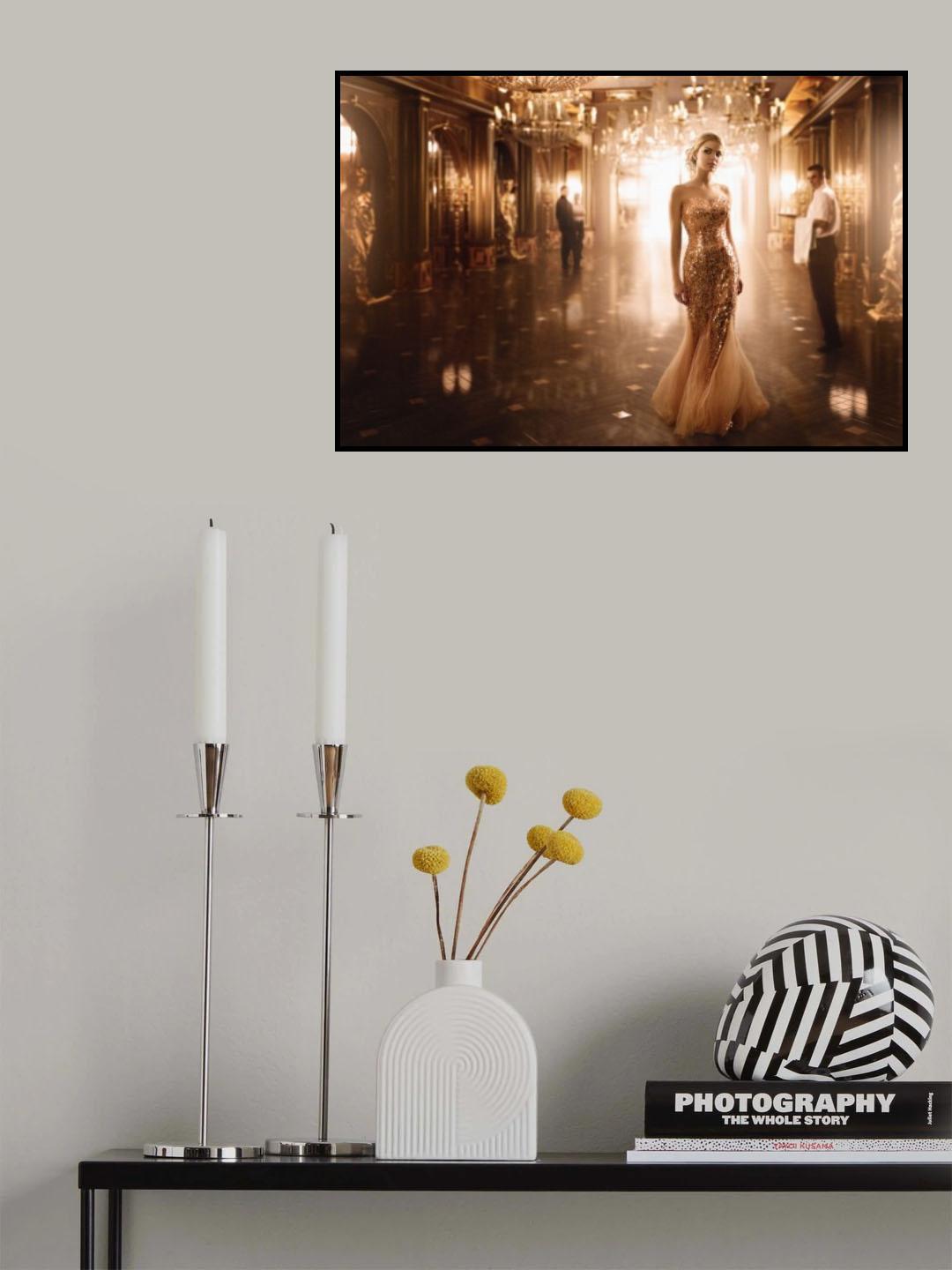 Gold Poster och Canvastavla