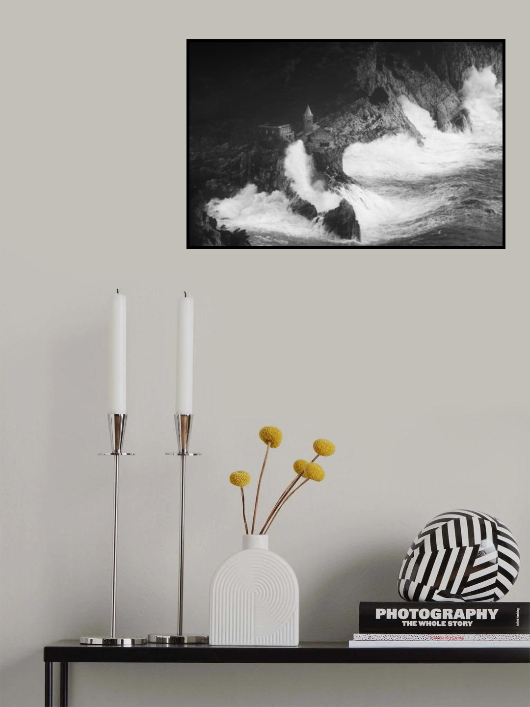 CHURCH IN THE STORM Poster och Canvastavla