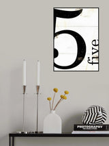 Five Poster och Canvastavla