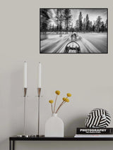 Dogsledding Poster och Canvastavla