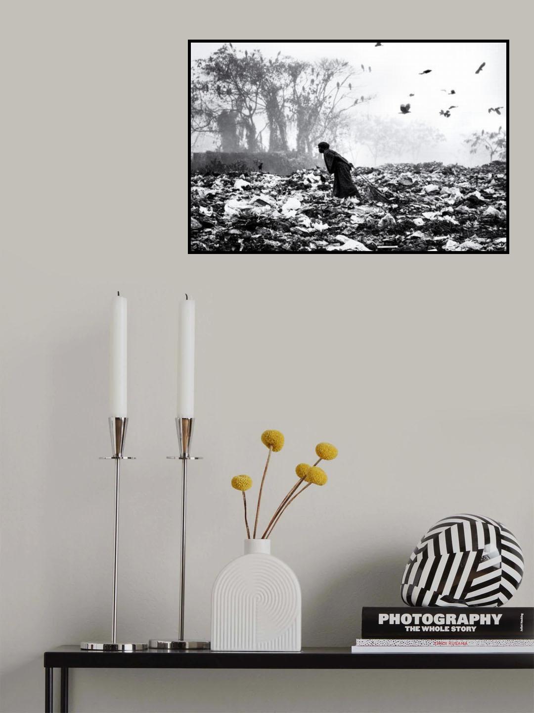 Life on garbage dump yard Poster och Canvastavla