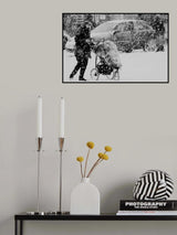 Snow coffee Poster och Canvastavla