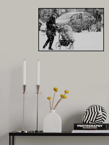 Snow coffee Poster och Canvastavla