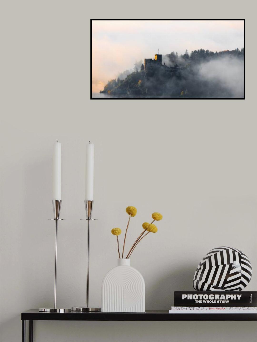 Foggy morning Poster och Canvastavla