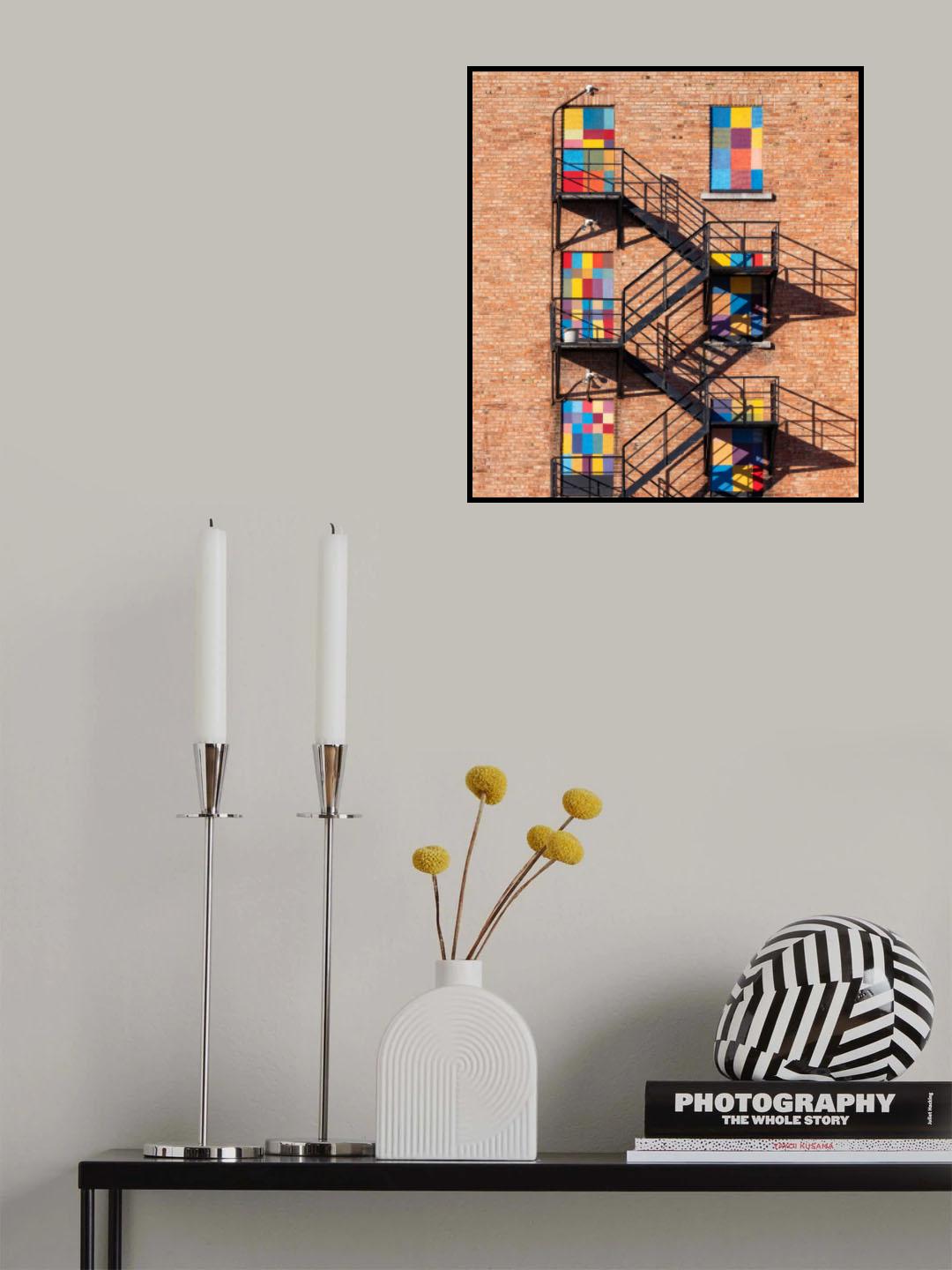 Staircases Poster och Canvastavla