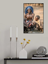 Omukuvale mother and child Poster och Canvastavla