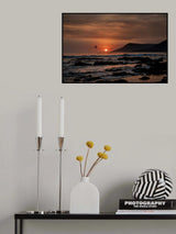 Orange Sunset Poster och Canvastavla