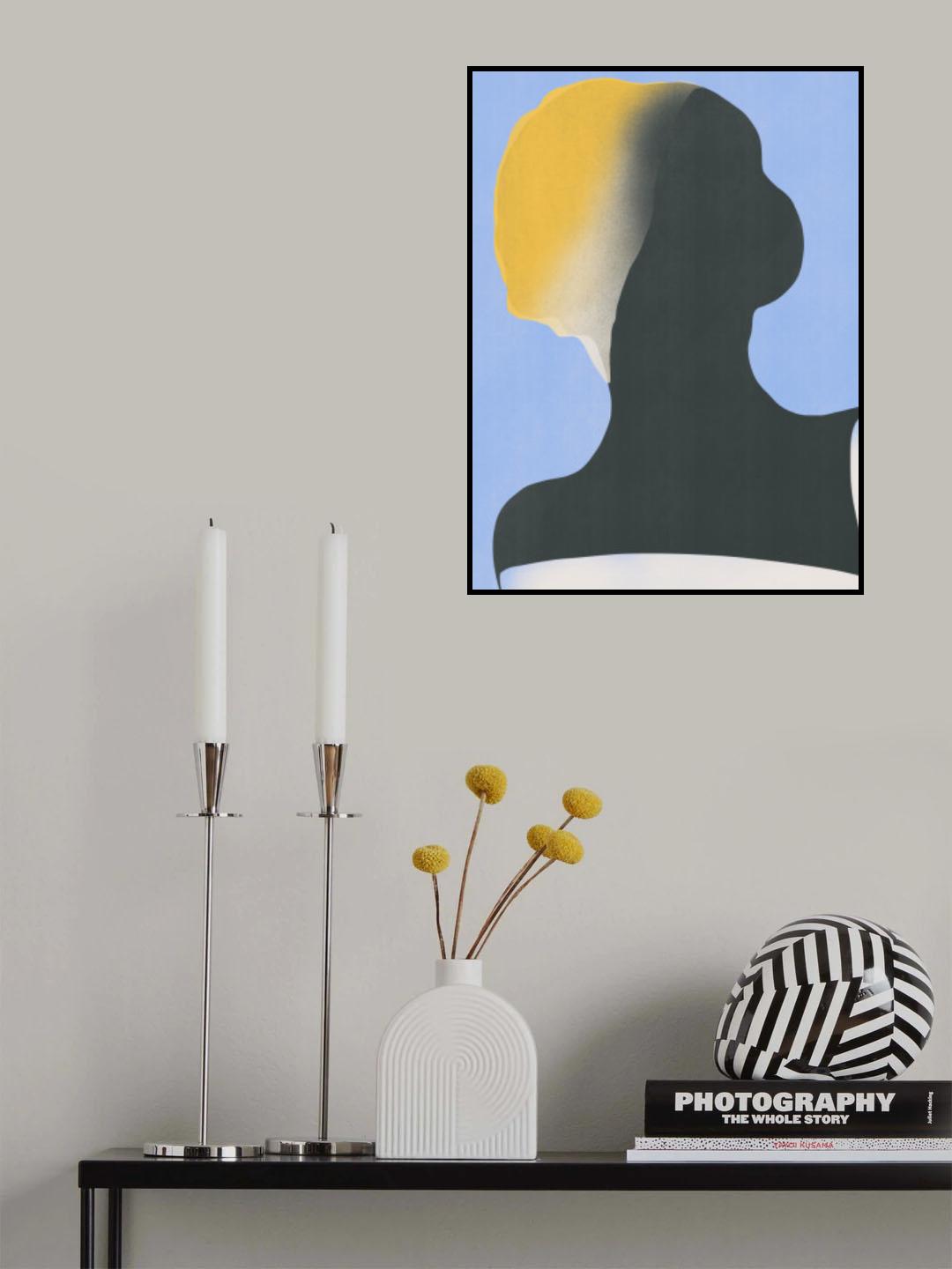 Yellow Highlight Poster och Canvastavla
