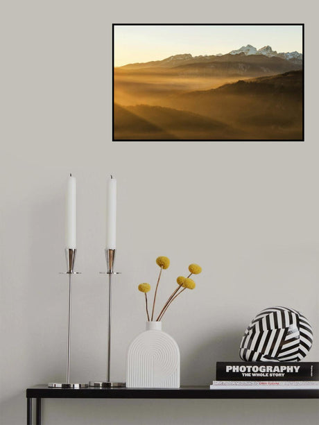 Evening mist Poster och Canvastavla