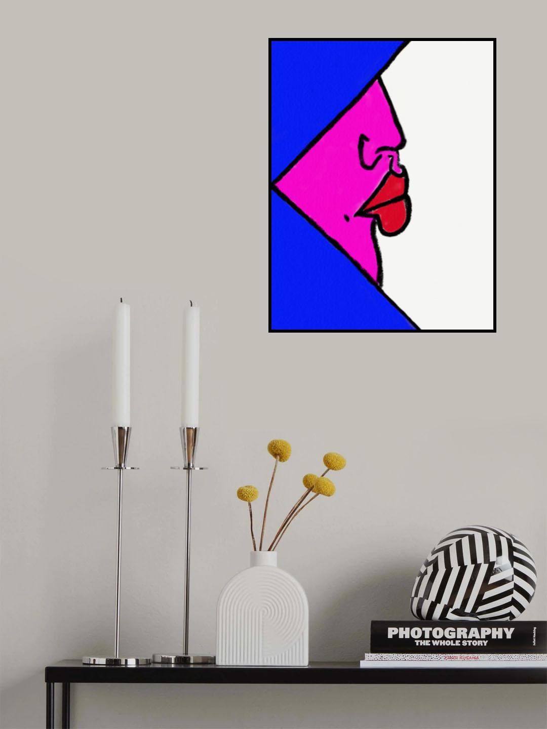 In Blue Poster och Canvastavla