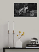 Cowgirl Barrel Racing Poster och Canvastavla