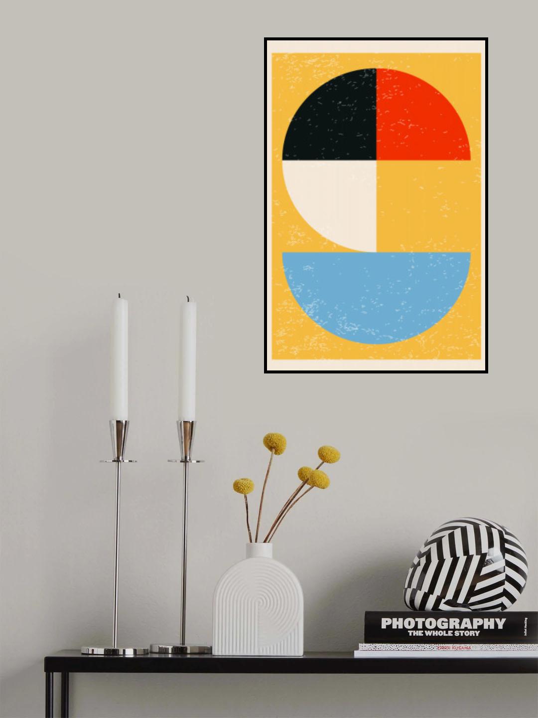 Minimal Abstract Shapes Series #30 Poster och Canvastavla