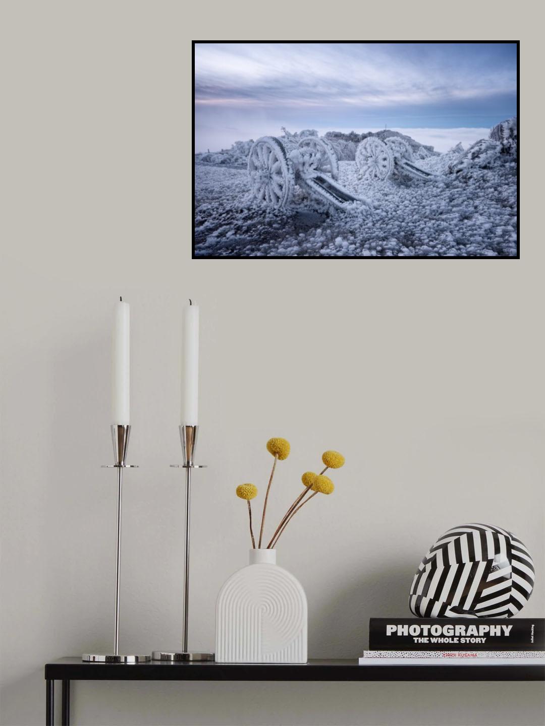 Winter on Shipka Peak Poster och Canvastavla