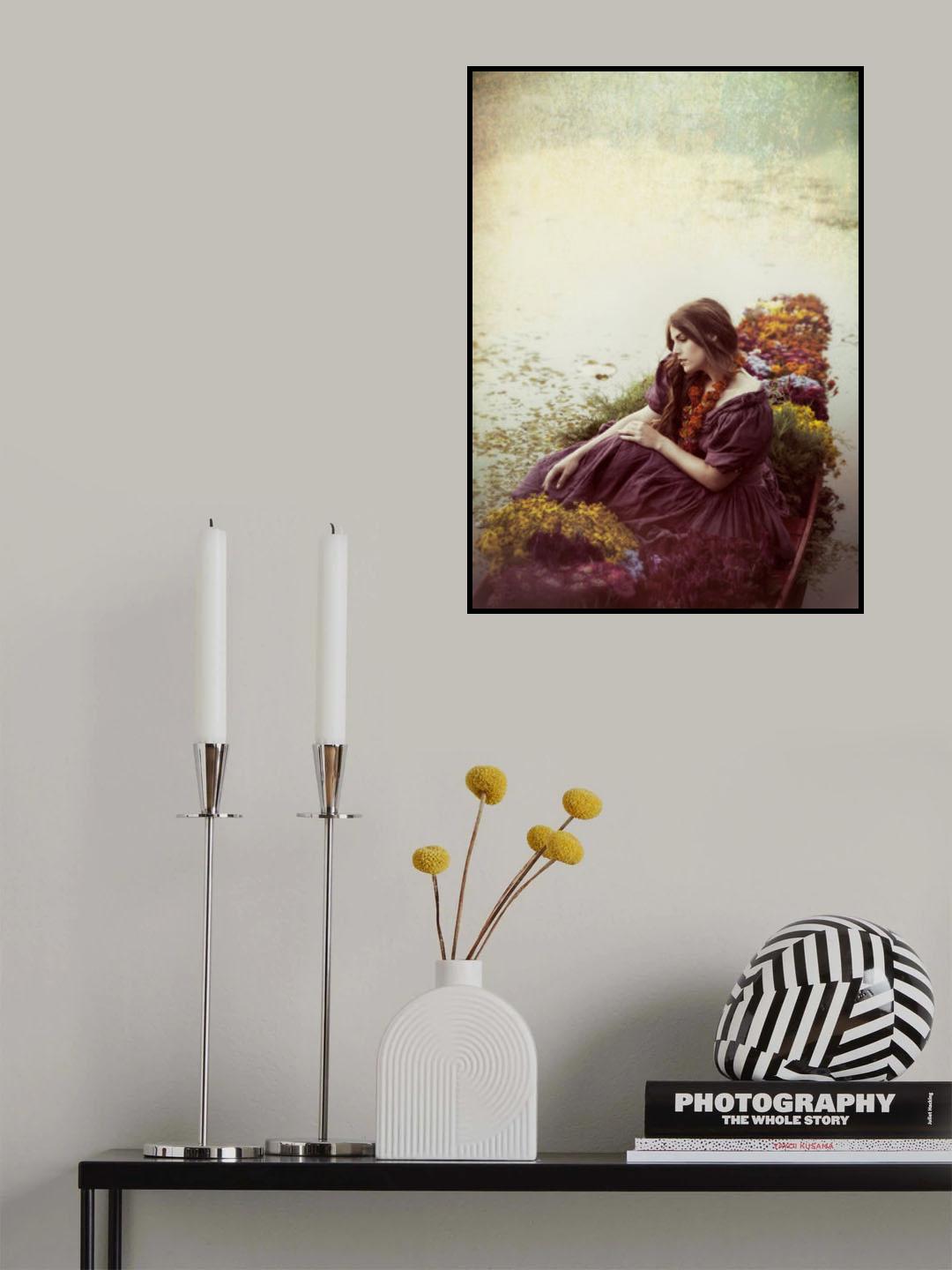 Flower shikara Poster och Canvastavla