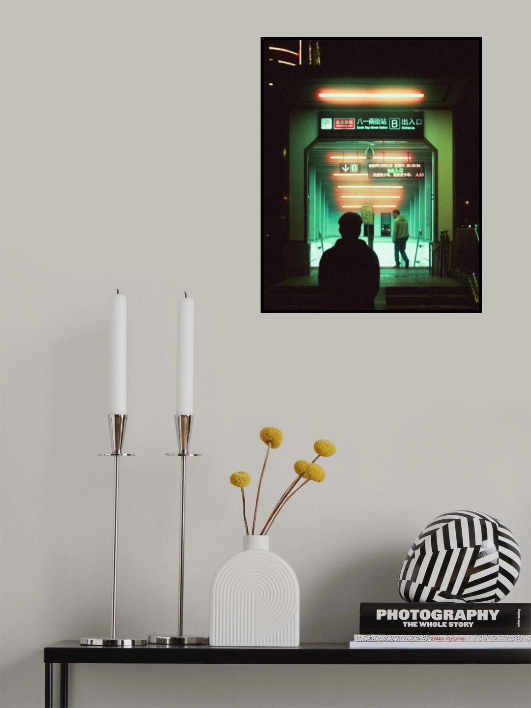 Intercity Light Rail Station Poster och Canvastavla