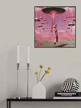 Surrealist Space Collage Poster och Canvastavla