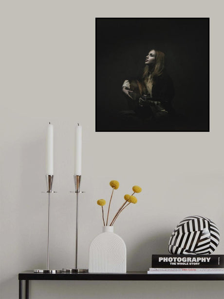 persian musician girl Poster och Canvastavla