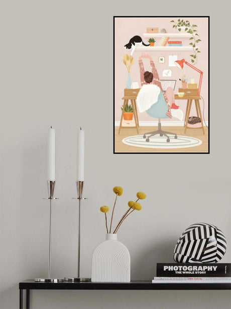 Home office Poster och Canvastavla