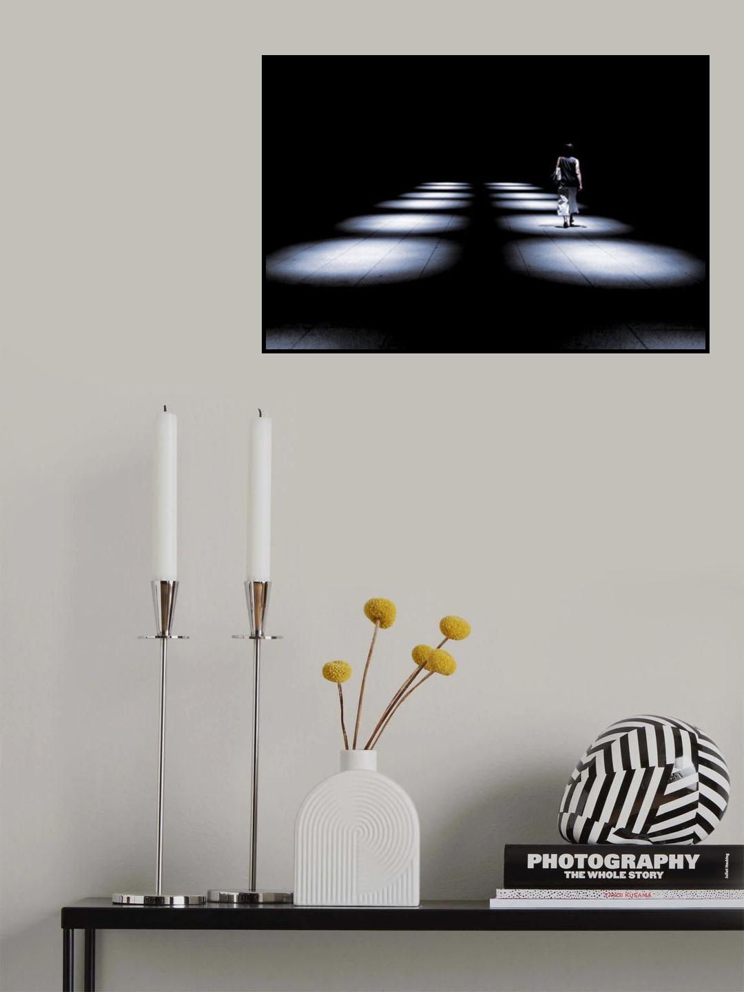 Be in the spot light. Poster och Canvastavla