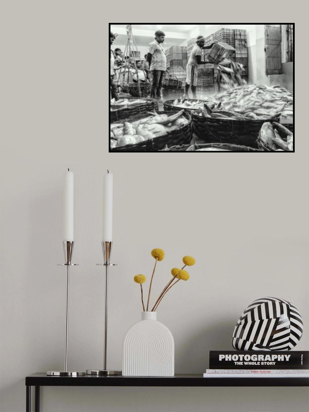 Fish Market Poster och Canvastavla