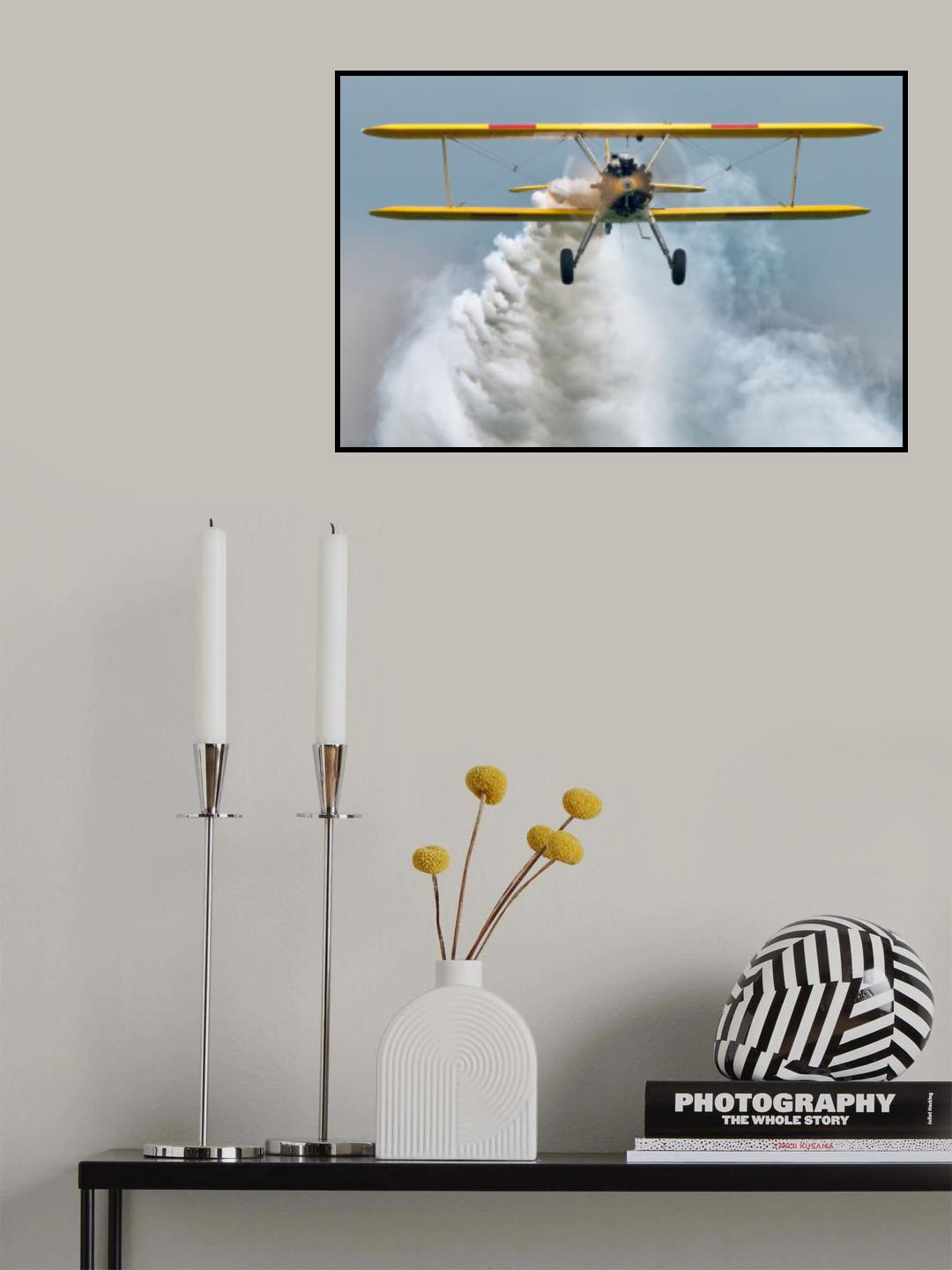 Oldtimer Sterman Poster och Canvastavla