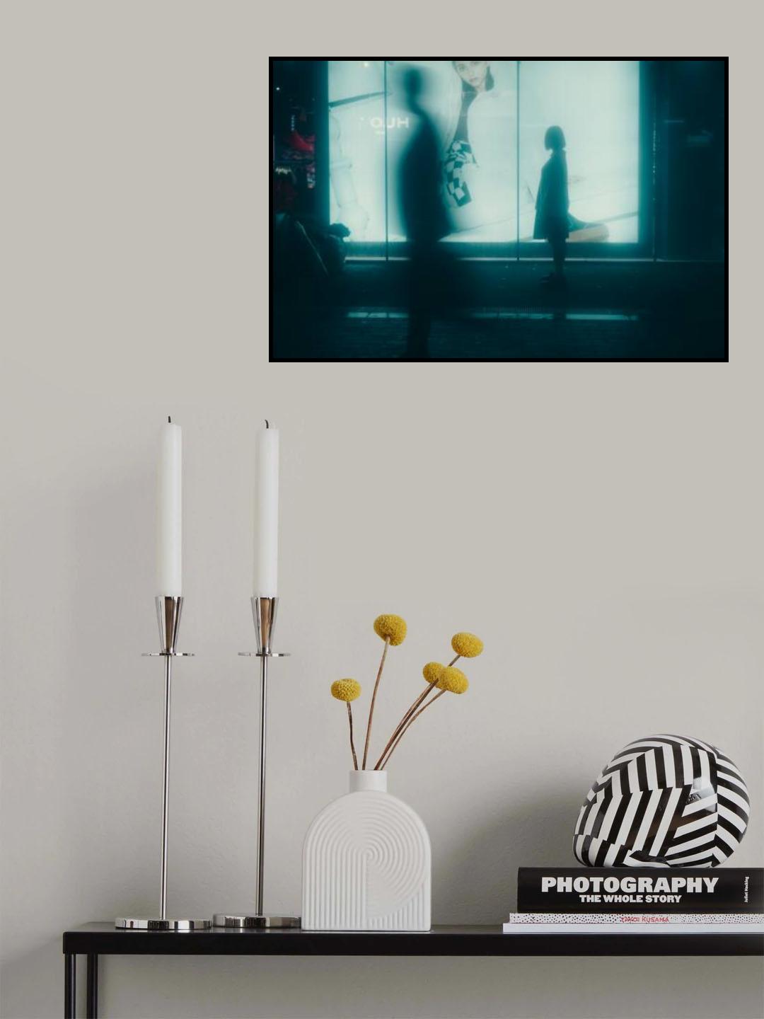 Night street Poster och Canvastavla
