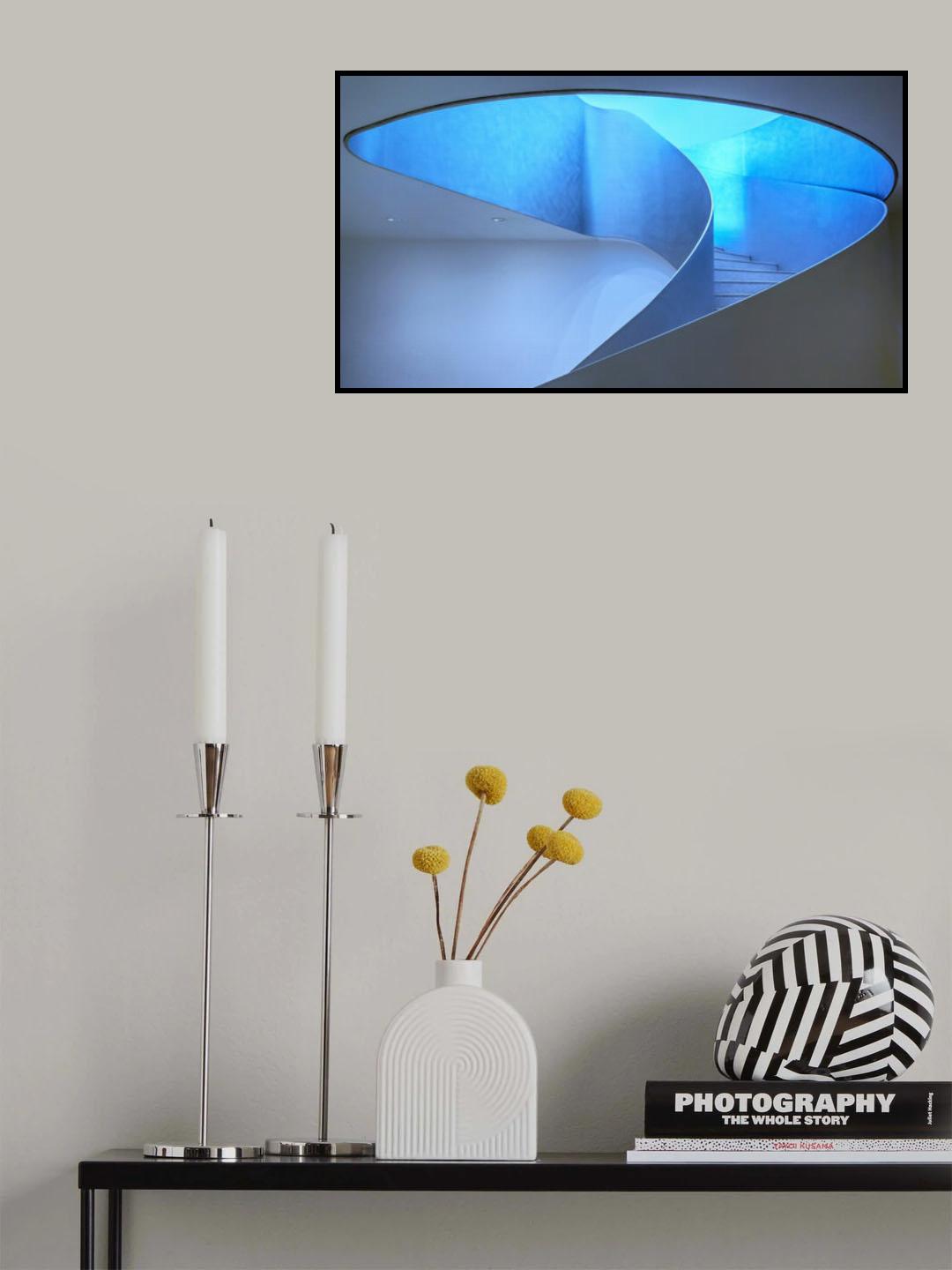stairway to the blue light Poster och Canvastavla