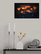 Tulips on Fire Poster och Canvastavla