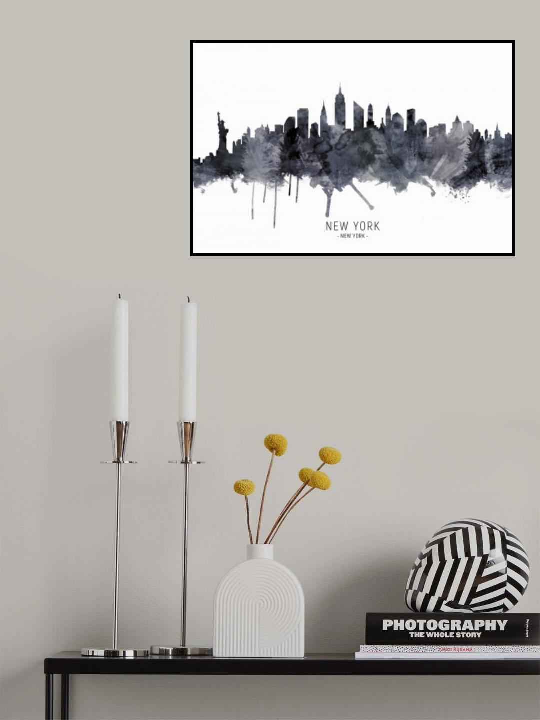 New York City Skyline Poster och Canvastavla