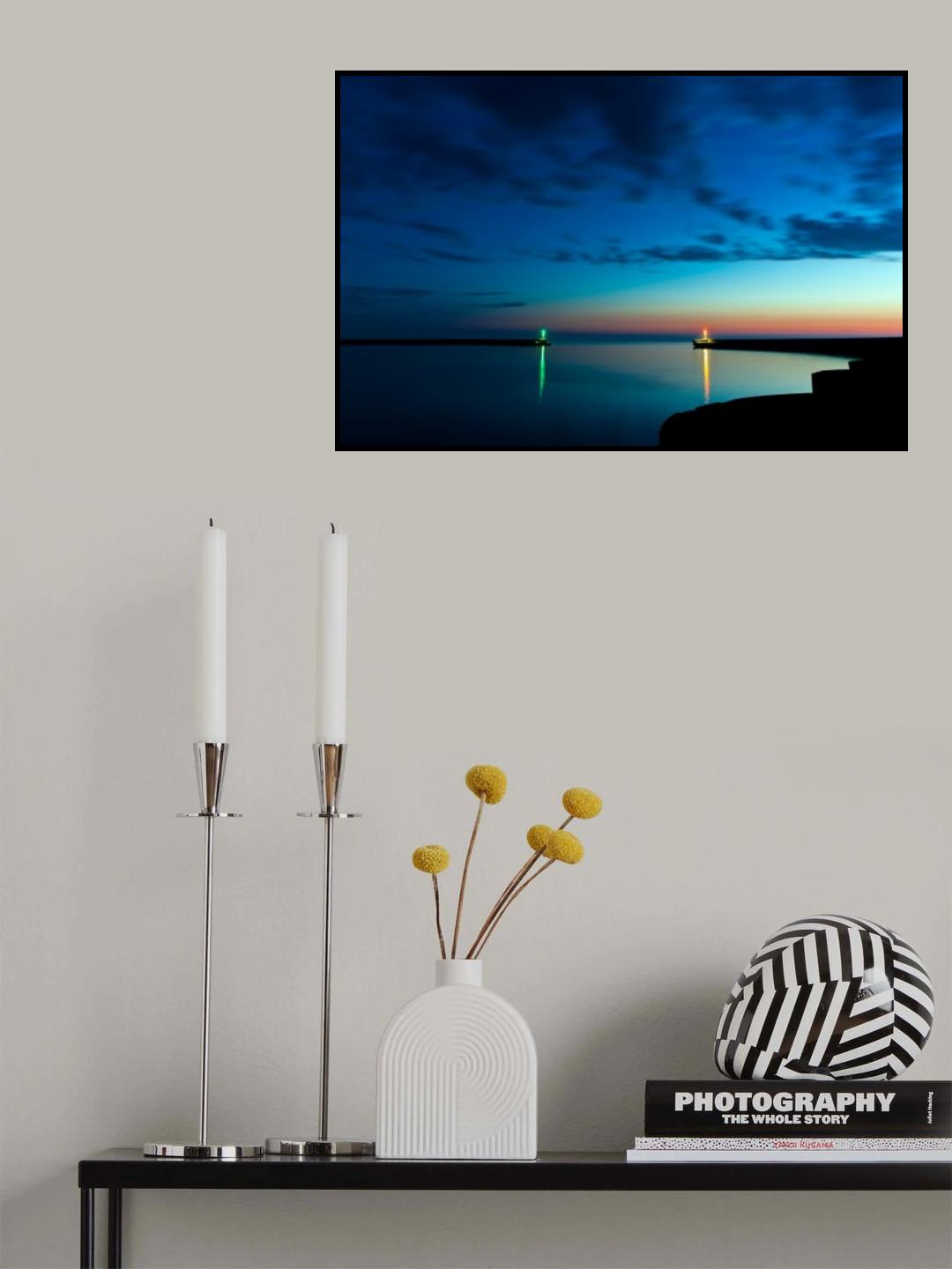 Midnight Blue Poster och Canvastavla
